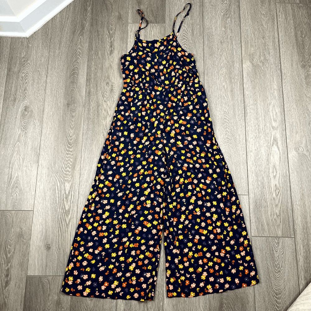 Madewell Cami Racerback Jumpsuit in‎ Happy Hibiscus US 2